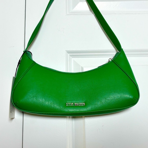 Steve Madden Bold Green Shoulder Handbag - Picture 3 of 5